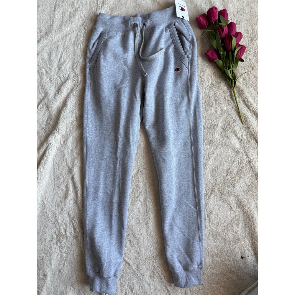 Champion Powerblend Joggers Womens Gray Size XS